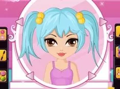 Girl Games, Woman Applying Make Up, Games-kids.com