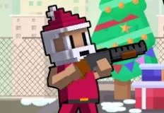 Minecraft Games, Xmas Rooftop Battles, Games-kids.com
