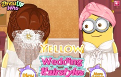 Yellow Wedding Hairstyles Minion Games