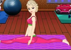 Frozen  Games, Yoga with Elsa, Games-kids.com