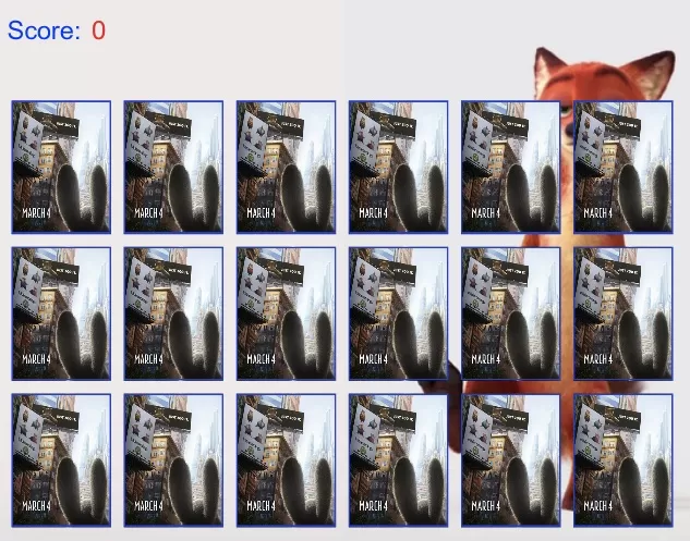 Zootopia Games, Zootopia Great Memory, Games-kids.com