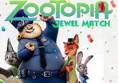 Zootopia Games, Zootopia Jewel Match, Games-kids.com