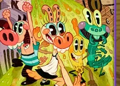 Pig Goat Banana Cricket Games