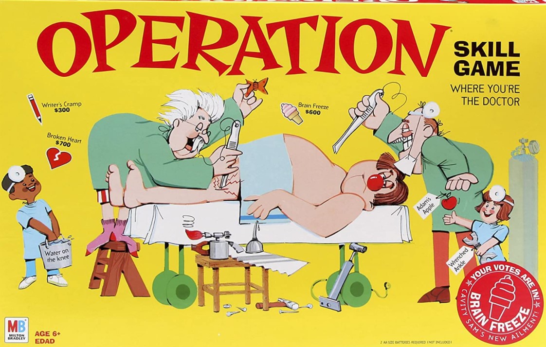 Operation Electronic Board Game
